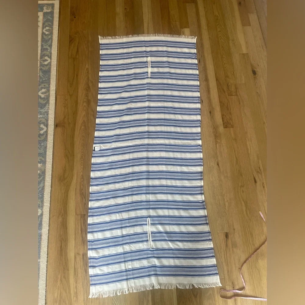 J Crew Summerweight Cape Scarf in Blue Scarf